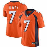 Nike Denver Broncos #7 John Elway Orange Team Color NFL Vapor Untouchable Limited Jersey,baseball caps,new era cap wholesale,wholesale hats